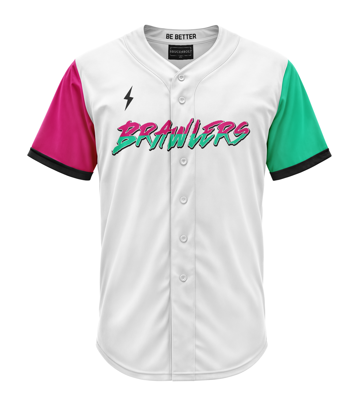 BRUCE BOLT FULL BUTTON. - ATX BRAWLERS JERSEY
