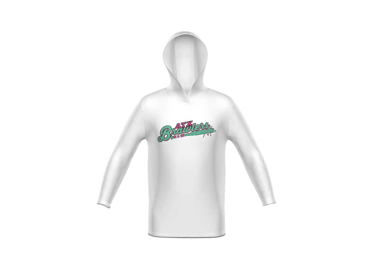Brawlers Winter Hoodie - WHITE