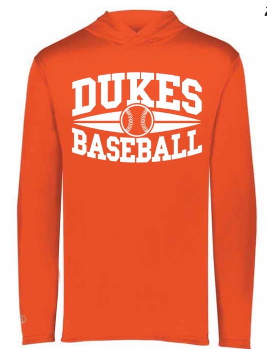 DUKES BASEBALL - Long Sleeve Summer Hoodie