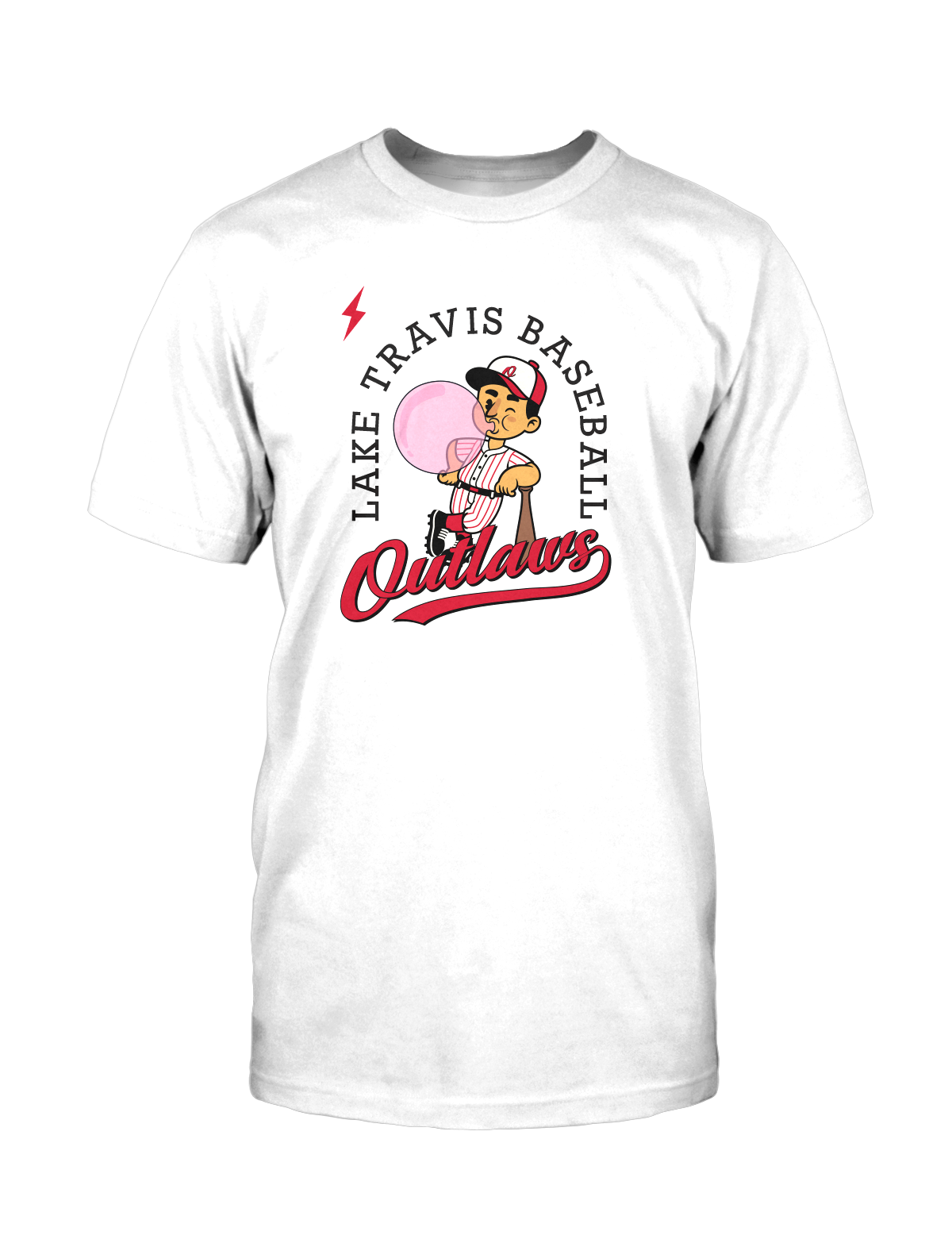 LT OUTLAWS - Bat Boy CREW NECK T-SHIRT -
