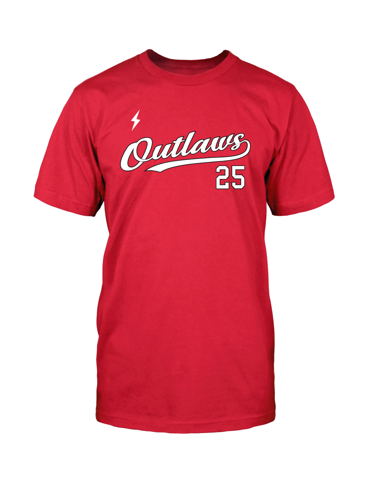 BRUCE BOLT - LT OUTLAWS - PRACTICE JERSEY - RED SCRIPT