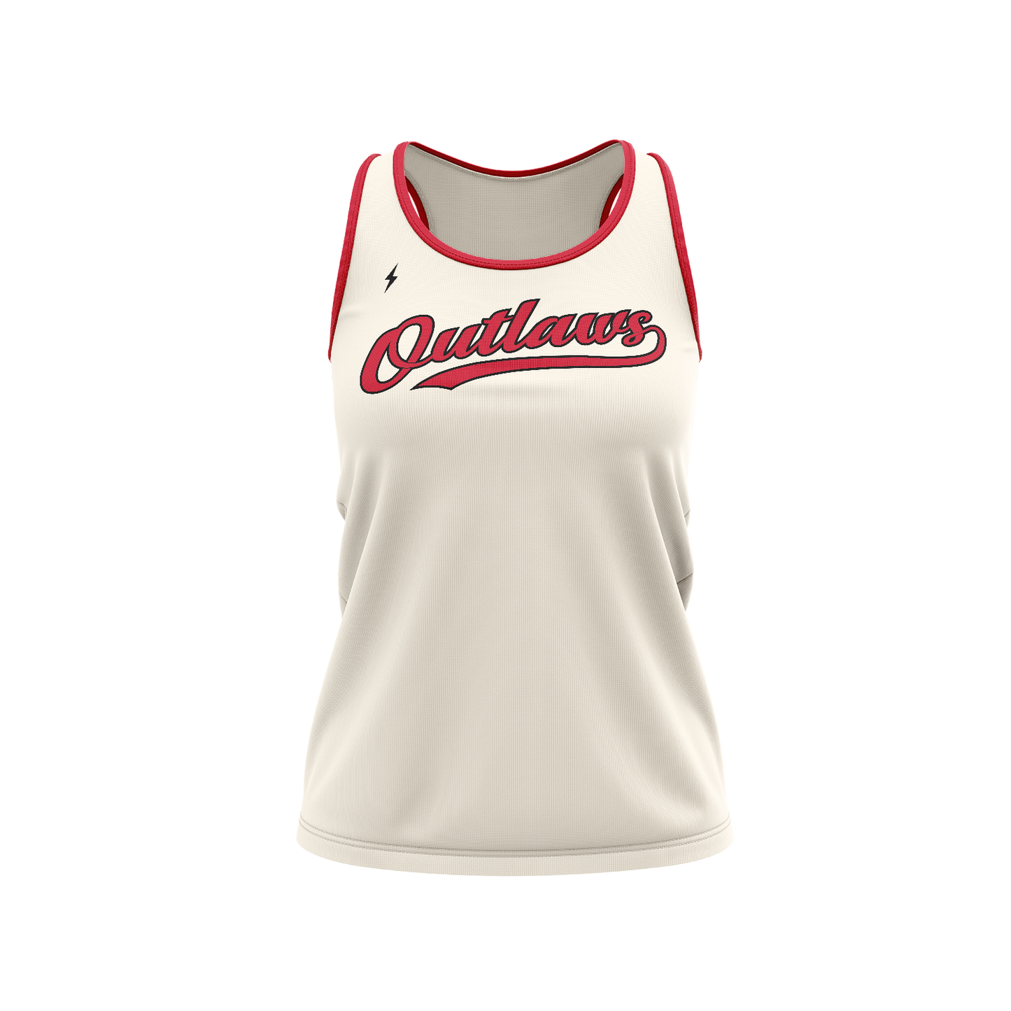LT OUTLAWS RAZOR BACK TANK - CREAM