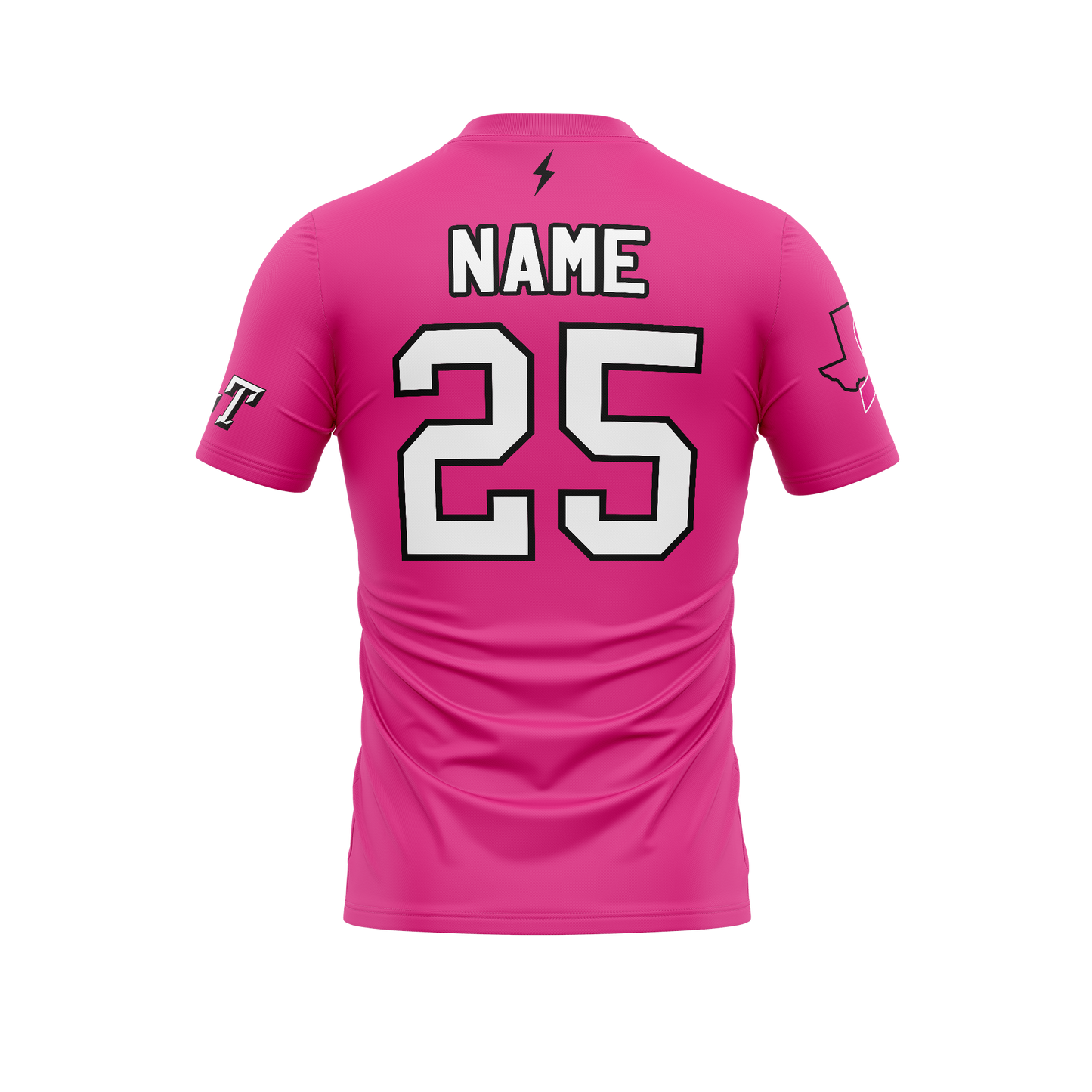 BRUCE BOLT HYBRID V NECK - LT OUTLAWS PINK JERSEY