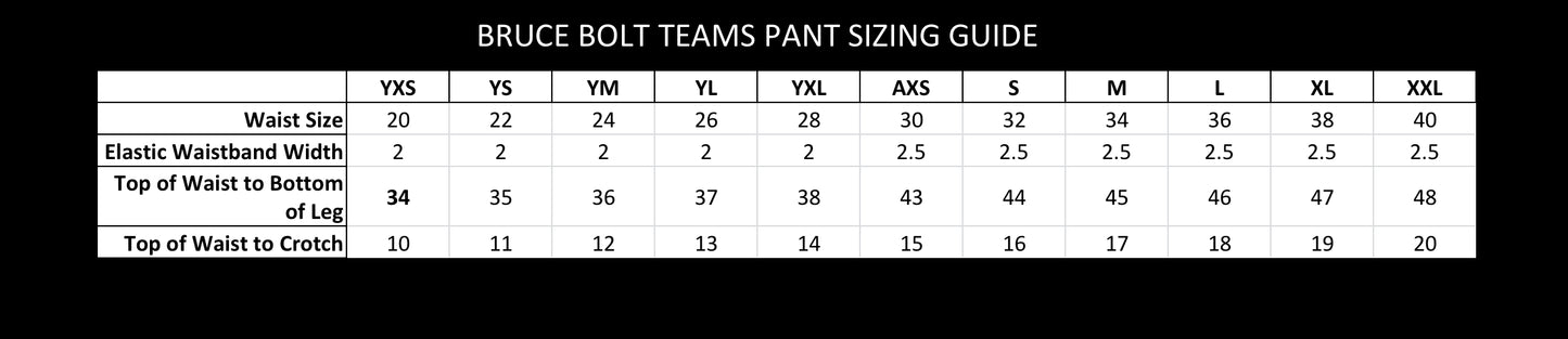 BRUCE BOLT TEAMS - MINT SUBLIMATED PANT