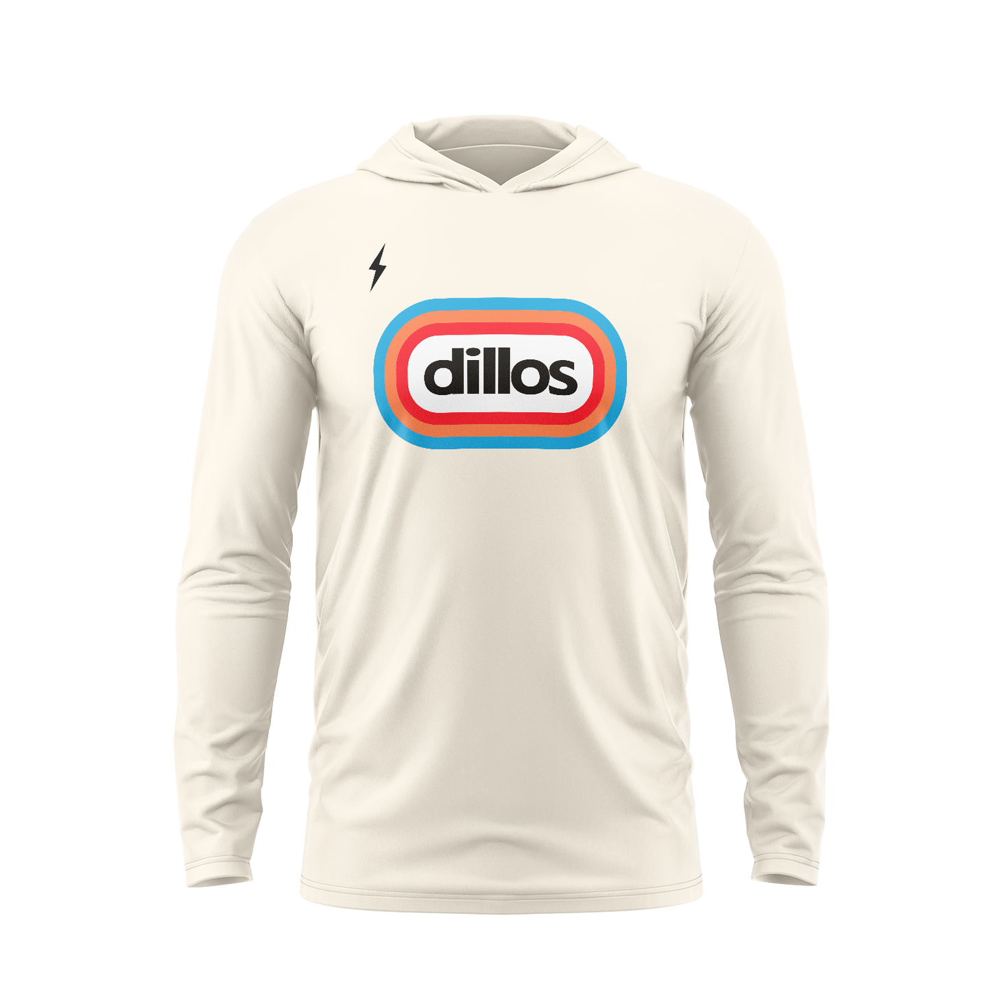BRUCE BOLT - ARMADILLO LIGHT WEIGHT HOODIE - Off White