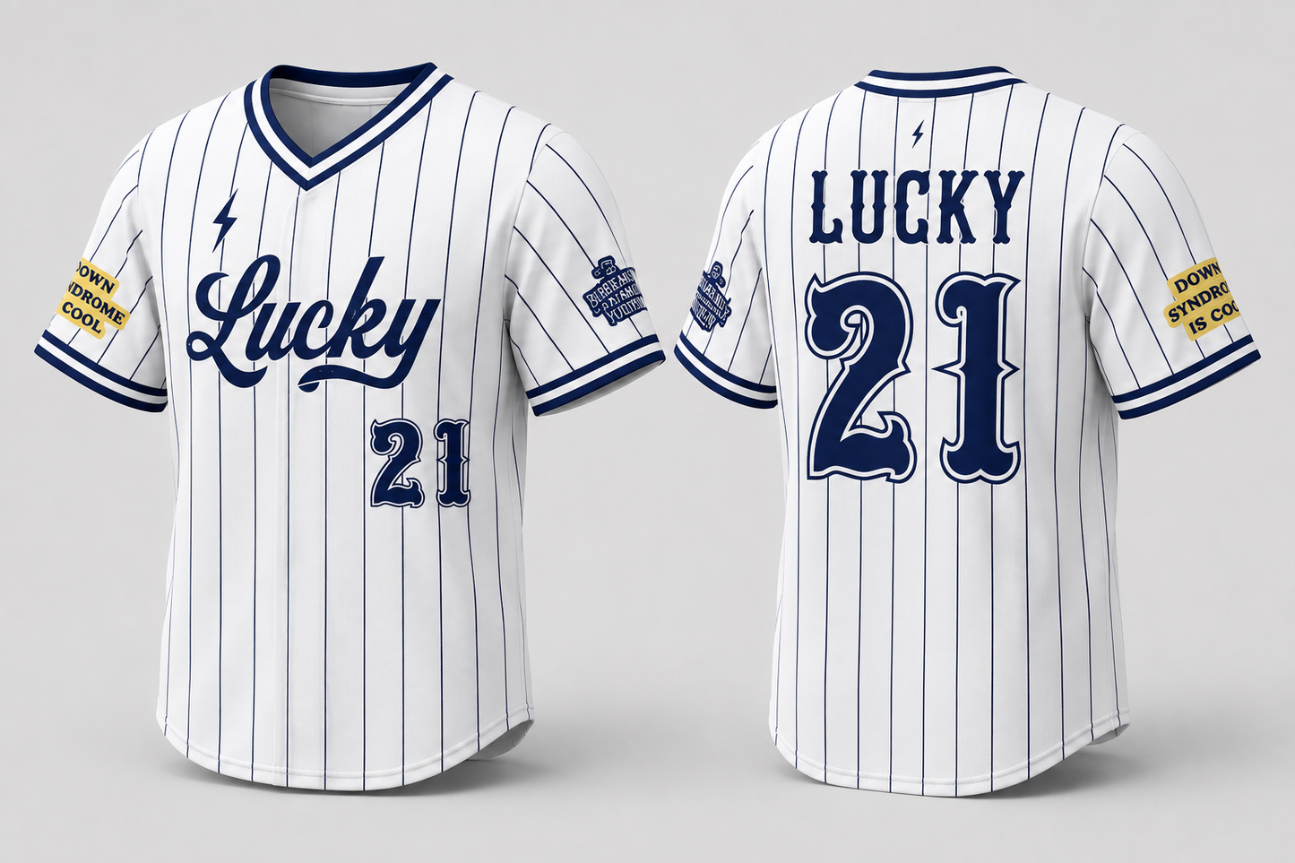 LUCKY CLUB MLB YOUTH V NECK JERSEY