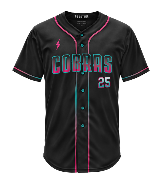BRUCE BOLT FULL BUTTON. -  ATX COBRAS HOME JERSEY