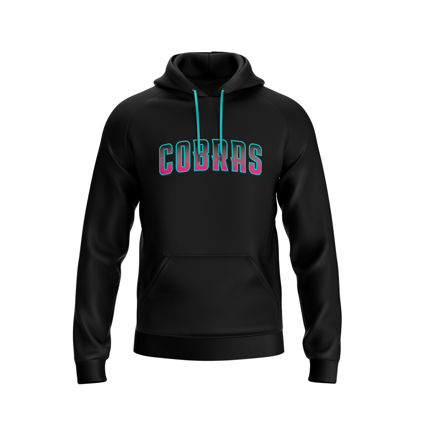 BRUCE BOLT TEAMS- WINTER HOODIE - COBRAS - BLACK