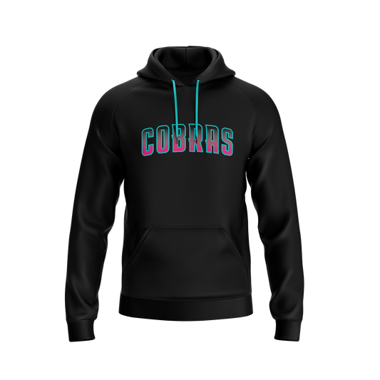 BRUCE BOLT TEAMS- WINTER HOODIE - COBRAS - BLACK