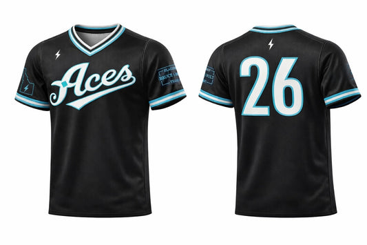 ACES Softball BLACK - V NECK