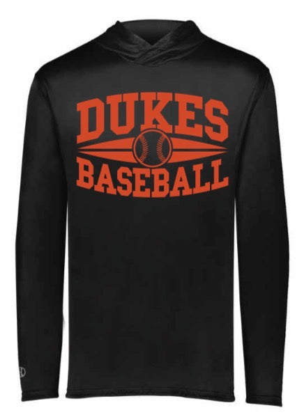 DUKES BASEBALL - Long Sleeve Summer Hoodie