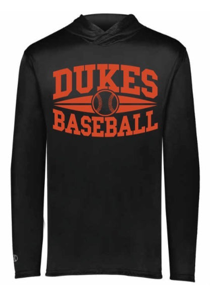 DUKES BASEBALL - Long Sleeve Summer Hoodie