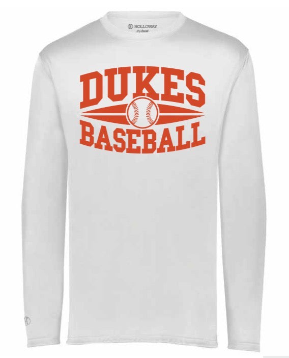 DUKES BASEBALL - Long Sleeve Summer Hoodie
