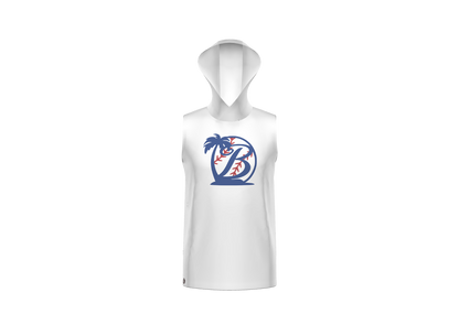ISLAND BOYS WHITE FS ASCEND Sleeveless Hoodie