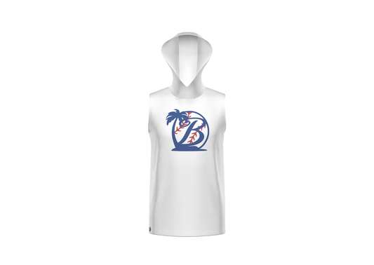 ISLAND BOYS WHITE FS ASCEND Sleeveless Hoodie