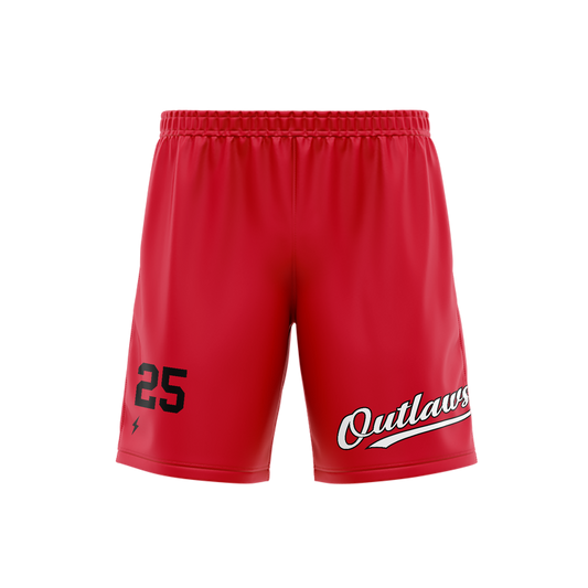 LT OUTLAWS - SHORTS - RED