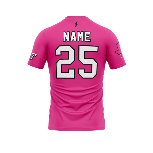 BRUCE BOLT HYBRID V NECK - LT OUTLAWS PINK JERSEY