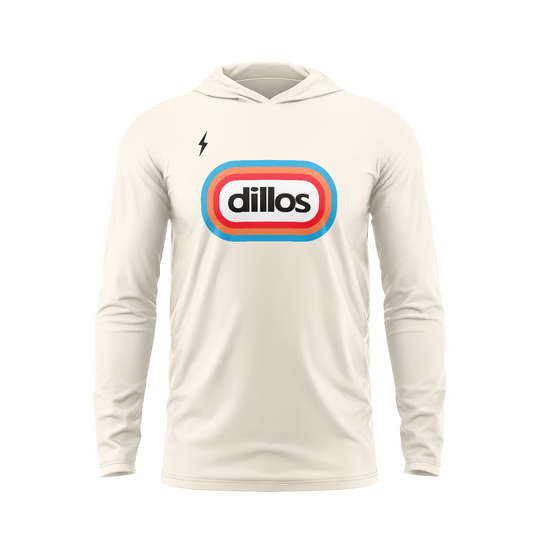 BRUCE BOLT - ARMADILLO LIGHT WEIGHT HOODIE - Off White