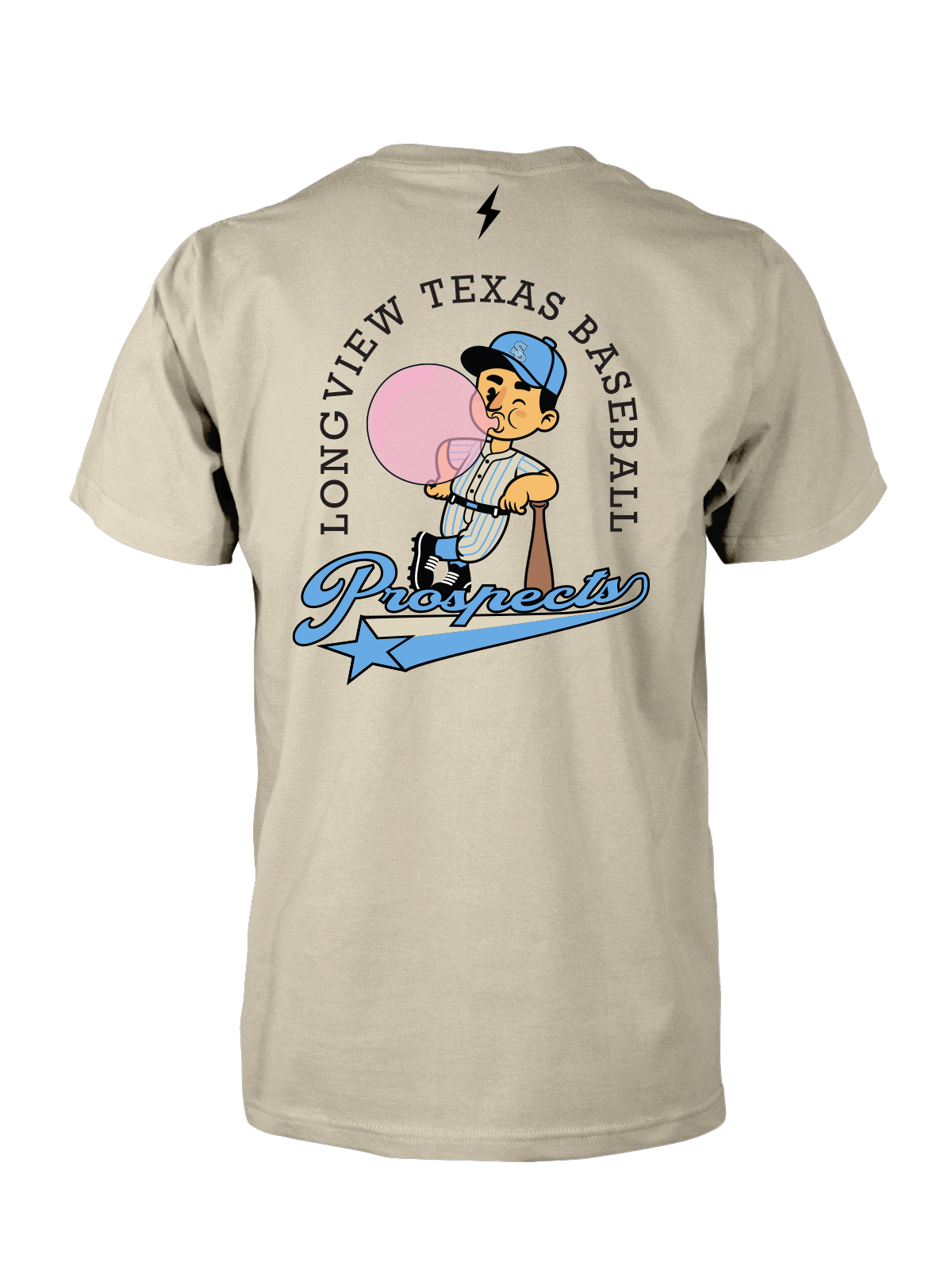 SOUTHERN PROSPECTS - Bat Boy CREW NECK T-SHIRT - CREAM