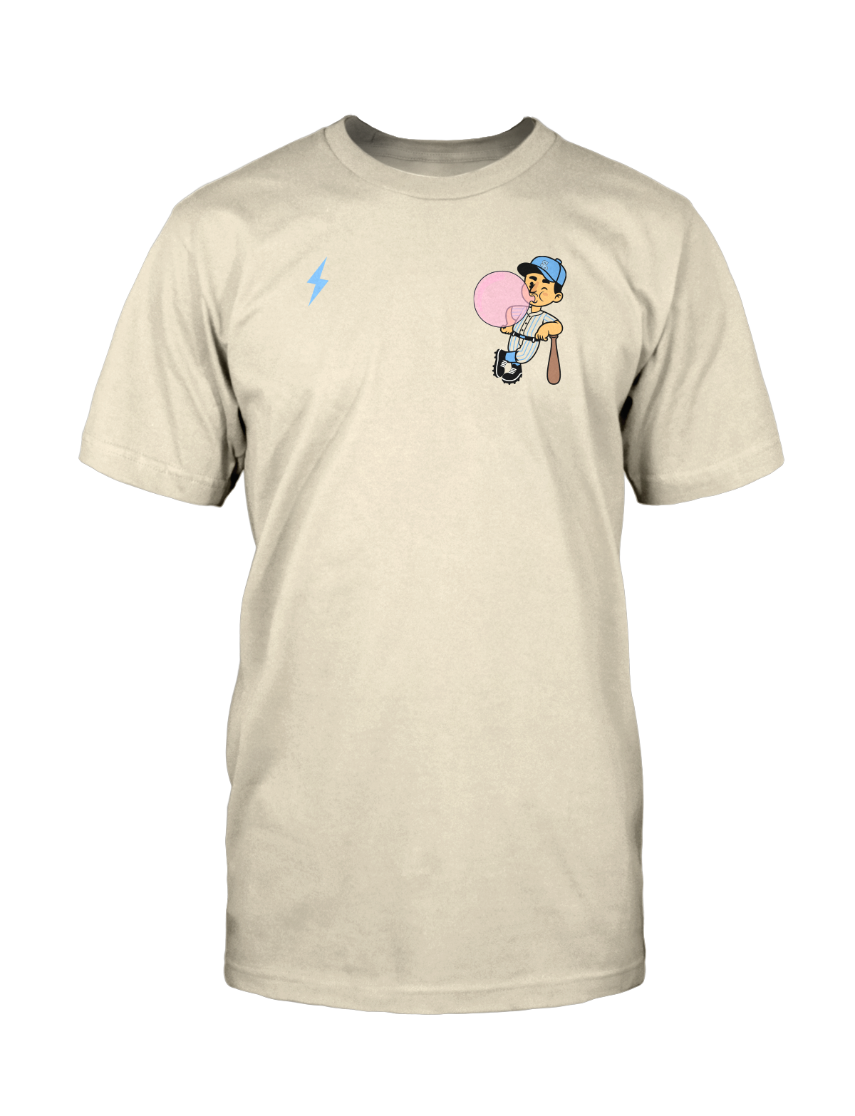 SOUTHERN PROSPECTS - Bat Boy CREW NECK T-SHIRT - CREAM