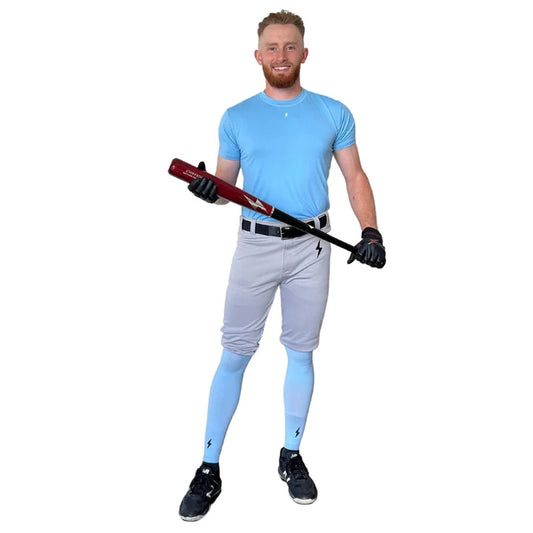 BRUCE BOLT TEAMS - Premium Pro Baseball Pant - Short - Grey
